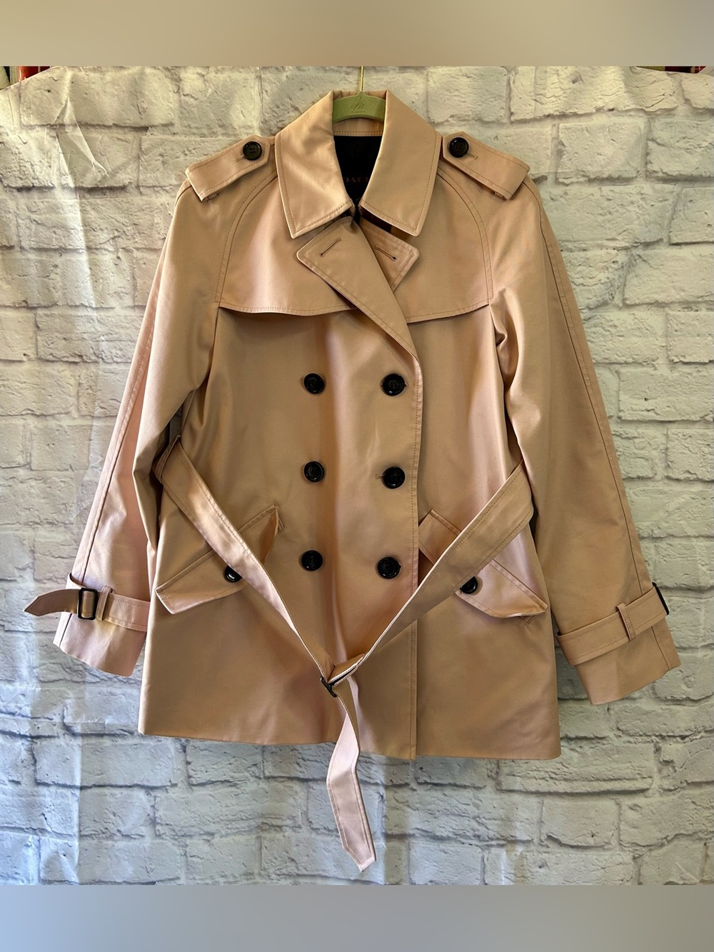 Coach Double-Breasted Trench Coat With Dust Bag - Picture 1 of 13